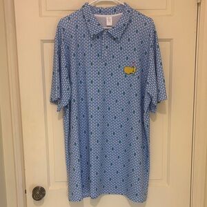 Men’s Master’s Golf Cup Patterned Polo